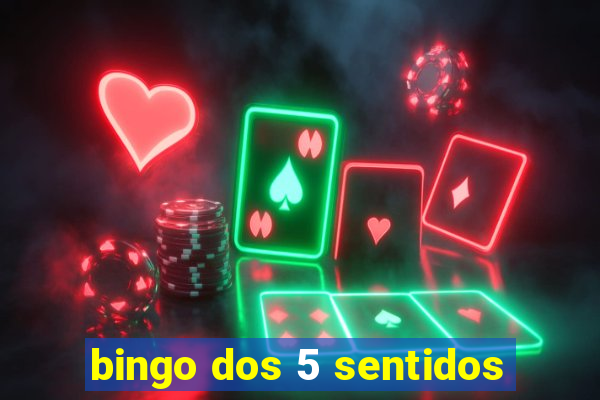 bingo dos 5 sentidos